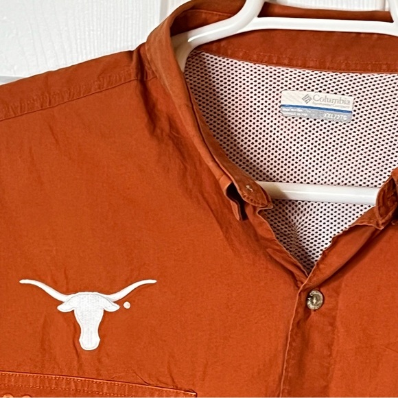Columbia Shirts Columbia Pfg Texas Longhorns Fishing Shirt Size Xxl